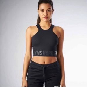 Gymshark Black Crop Top